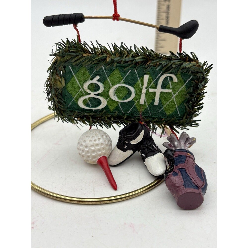 Golf Christmas Ornament Golfer Bag Clubs Ball Shoes 8 Off Personalized 2008